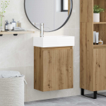 Vannitoa vanity &uuml;ksus koos segistiga Artisan tamm