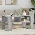 Kohvilaud betoonhall 92 x 49,5 x 45 cm tehispuit
