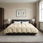 Talve tek Rapistatud cream 220 x 240 cm Mikrokiud