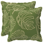 Diivanipadi 2 tk HOUTEN Lehe Kujundus 30 x 30 cm Pol&uuml;ester