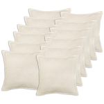 Diivanipadi 12 tk HOUTEN kreemjas 50 x 50 cm boucl&eacute;