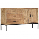 Puhvetkapp, 140 x 35 x 75 cm, toekas mangopuit