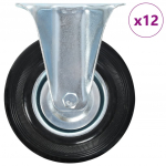 Fikseeritud rattad, 12 tk, 125 mm