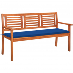 3-kohaline aiapink padjaga 150 cm, eukal&uuml;ptipuit