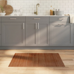 Vaip, ristk&uuml;likukujuline, pruun, 70 x 100 cm, bambus