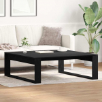 Kohvilaud must tamm 100 x 100 x 35 cm tehispuit