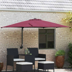 Aedapara bordeaux punane 248,5 x 247,5 x 160 cm