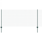 Keevitatud traadi aed 11 u-postiga roheline 1x25 m teras