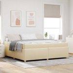 Voodiraam madratsiga cream 200 x 200 cm kangas