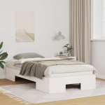 Voodiraam Valge 100 x 200 cm