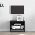 TV &uuml;ksused must tamm 61 x 40 x 46 cm tehispuit