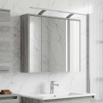 Vannitoa peeglikapp Hall Sonoma 73,5 x 16 x 62,5 cm Tehispuit