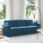 Diivan Sinine 228 x 78 x 80 cm Samet