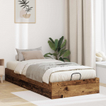 Ottomani voodiraam Vana puit 193 x 90 x 25 cm T&ouml;&ouml;deldud puit
