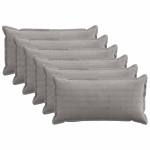Diivanipadi 6 tk HOUTEN helehall 40 x 70 cm manchester