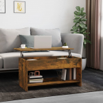 Diivanilaud, suitsutatud tamm, 102 x 50 x 52,5cm, tehispuit