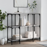 Konsoollaud, hall sonoma tamm, 102 x 35 x 90 cm, tehispuit