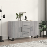 Puhvetkapp, hall sonoma tamm, 100 x 36 x 60 cm, tehispuit