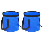 Kokkupandavad &auml;mbrid 2 tk sinine 30 l pvc