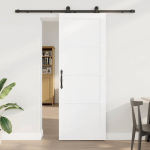 Liuguks komplekt manuaalne valge ja must 78 x 211 cm