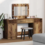 Tualettlaud sahtliga 3 tk pruun 40 x 41 x 75 cm tehispuit