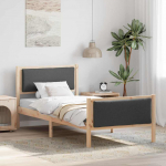 Voodiraam peatsiga Tumehall 90 x 200 cm kangas