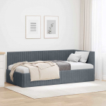 Nurgavoodi raam peaga Tumehall 90 cm x 190 cm Samet