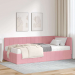 Nurgavoodi raam koos madratsiga peaga 2 pcs Hall Samet