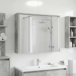 Vannitoa peeglikapp Betoonhall 73,5 x 16 x 62,5 cm Tehispuit