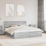 Voodiraam peatsiga hall sonoma 200 x 200 cm tehispuit