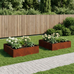 Aia istutuskast 2 tk rooste 100 x 100 x 30 cm
