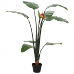 Kunstlik Strelitzia Taim Roheline 70 x 18 x 155 cm Kangas ja PE
