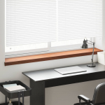 Akna aluskate Pruun puit 140 x 20 x 4,5 cm PVC