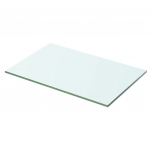 Klaasist riiuliplaat 50 x 25 cm l&auml;bipaistev