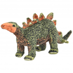 Seisev dinosaurus/stegosaurus, pl&uuml;&uuml;s, roheline ja oranž xxl