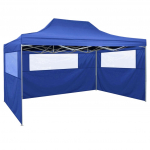 Kokkupandav telk 3 seinaga, 3 x 4,5 m, sinine