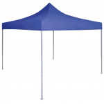 Professionaalne kokkupandav peotelk, 2 x 2 m, sinine