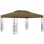 Varjualune 3 x 4 m pruunikashall 180 g/m&sup2;
