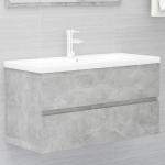 Valamukapp, betoonhall, 90 x 38,5 x 45 cm, puitlaastplaat