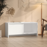 TELERIKAPP, VALGE, 90 X 35 X 40 CM, PUITLAASTPLAAT