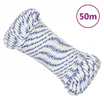 Paadik&ouml;is, valge, 3 mm, 50 m, pol&uuml;prop&uuml;leen