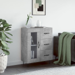 Puhvetkapp, betoonhall, 69,5 x 34 x 90 cm, tehispuit