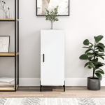 Puhvetkapp, valge, 34,5 x 34 x 90 cm, tehispuit