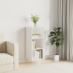 Puhvetkapp, k&otilde;rgl&auml;ikega valge, 34,5 x 32,5 x 90 cm, tehispuit