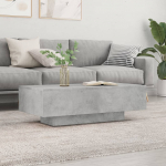 Diivanilaud, betoonhall, 100 x 49,5 x 31cm, tehispuit
