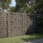 Kattega gabioonkorv, 200 x 50 x 150 cm, tsingitud raud