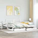 Diivanvoodi v&auml;ljat&otilde;mmatava osaga, madratsita, valge, 80x200 cm