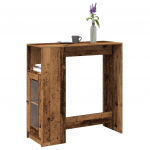 Baarilaud riiulitega, vana puit, 101x40x103,5 cm, tehispuit