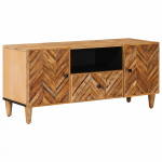 Ladustamiskapid uksega Pruun 105 x 33,5 x 46 cm Tugev mango puu