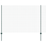 Keermestatud traadi aed 5 u-postiga roheline 1.6x10 m teras